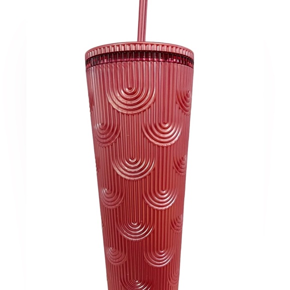 Starbucks Pink Mermaid Scales Cup Pearl Siren Scales Cold Tumbler Venti New 2023 - Picture 7 of 8